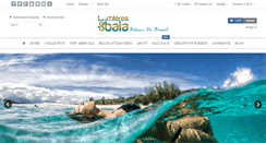 Desktop Screenshot of lumieresdebaia.com